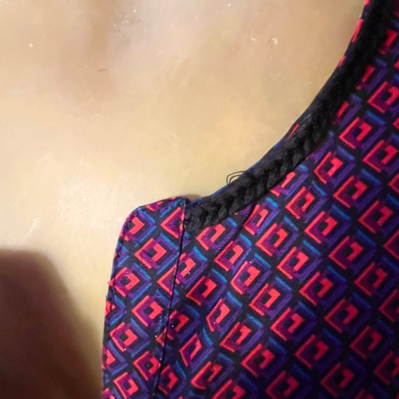 Daniel Rainn Popover Geometric Long-sleeved Blouse Adult Women Size M - Picture 11 of 15